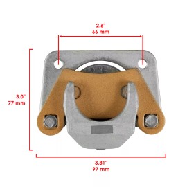 Caltric Rear Right Brake Caliper For Ranger XP 900 All Options 2014-2019 1912137