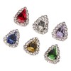 30pcs Sew On Rhinestones 6 Colors DIY Handcraft Glass Rhinestone