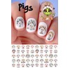 KoB Pigs & Balloons Waterslide Nail Art Decals Set of