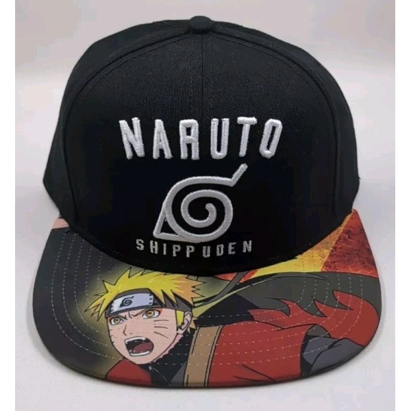 Snap-Back Naruto Shippuden All Over Print Flat Bill Snapback Hat