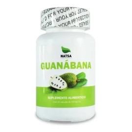 Natsa Guanabana Graviola 60 Caps Sabor Sin Sabor