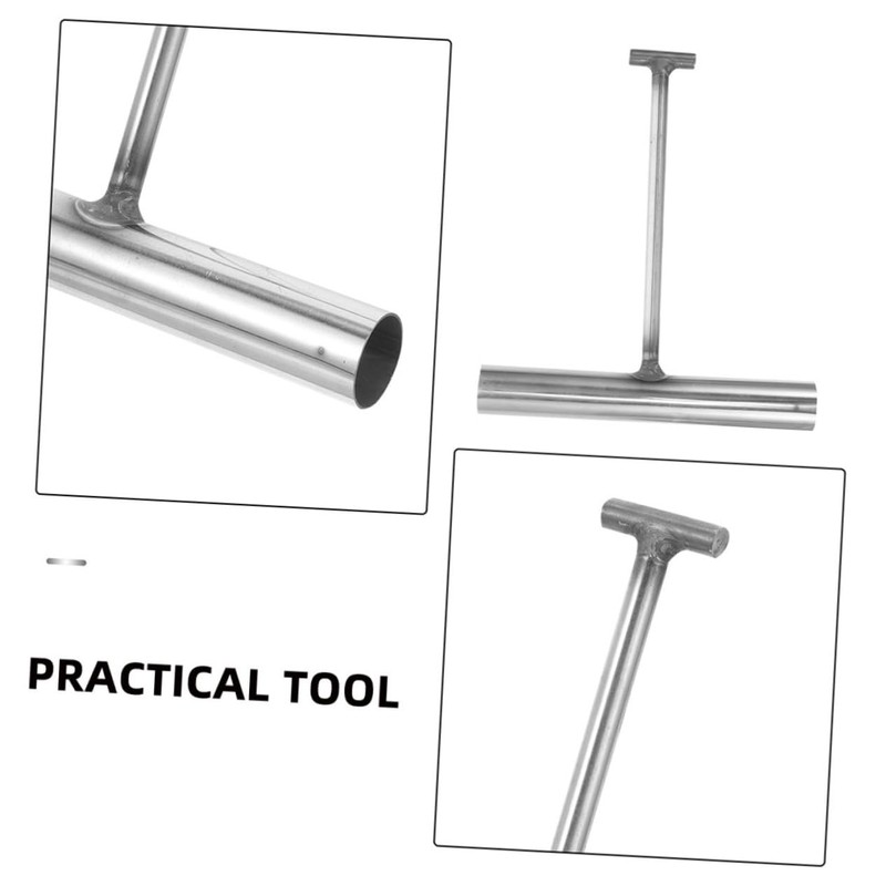 Angoily 2PCS Heavy Duty T-Shaped Manhole Hook for Lifting Manhole