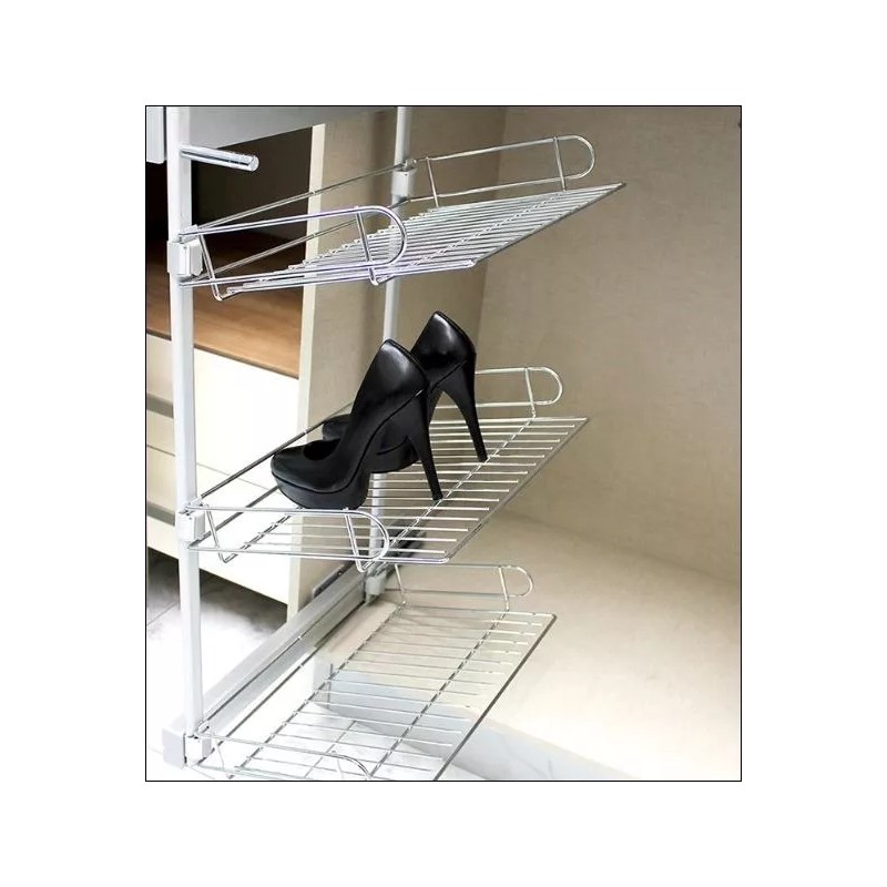 Cerrajes Zapatera De Extension 2 Plazas Herraje Para Closet Corredera