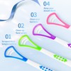 Annhua Tongue Cleaner, Tongue Scraper Kit, 4 Colors Pack