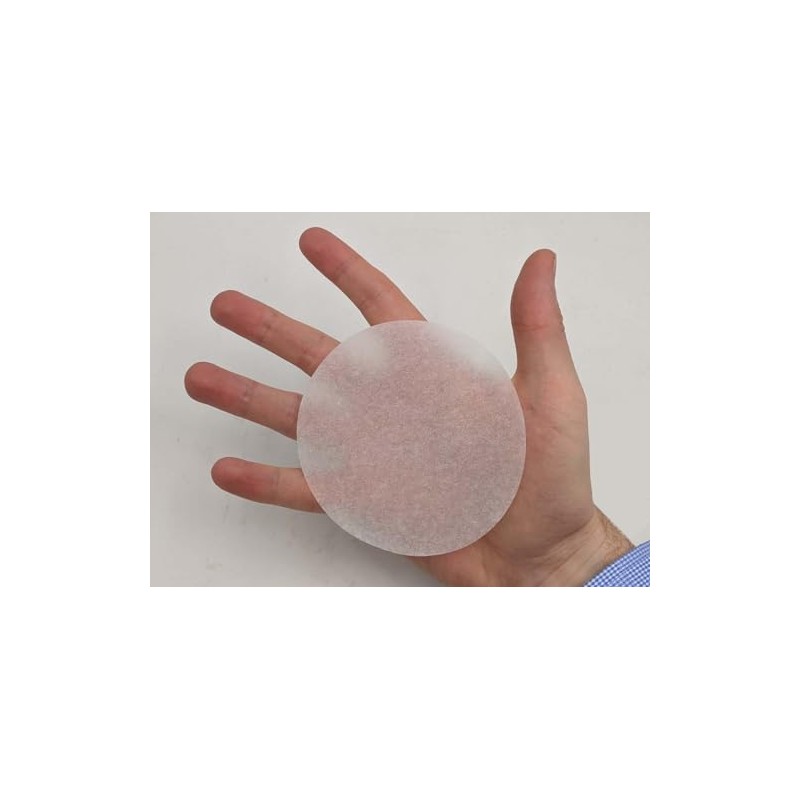 4 Inch Thick Wax Greaseproof Burger Paper Discs Pack of