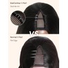 UNICE EasiContour V Part Wigs Human Hair Yaki Straight Glueless
