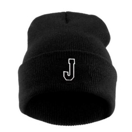 MFAZ Morefaz Ltd Children's Winter Beanie Hat for Boys and Girls, Alphabet A-Z, J