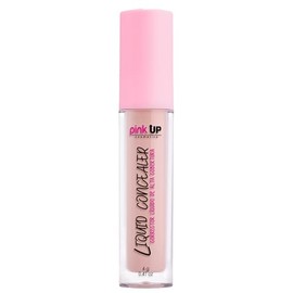 PINK UP | Liquid Concealer | Corrige imperfecciones con cobertura ligera y sin cuartearse | Acabado natural de larga duración | Corrector de ojeras | 