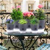 Aulock 6 pcs Self Watering Plant Pots - 4.1/3.2 in