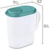Sterilite 1 Gallon Pitcher, Spout and Handle for Easy Pouring