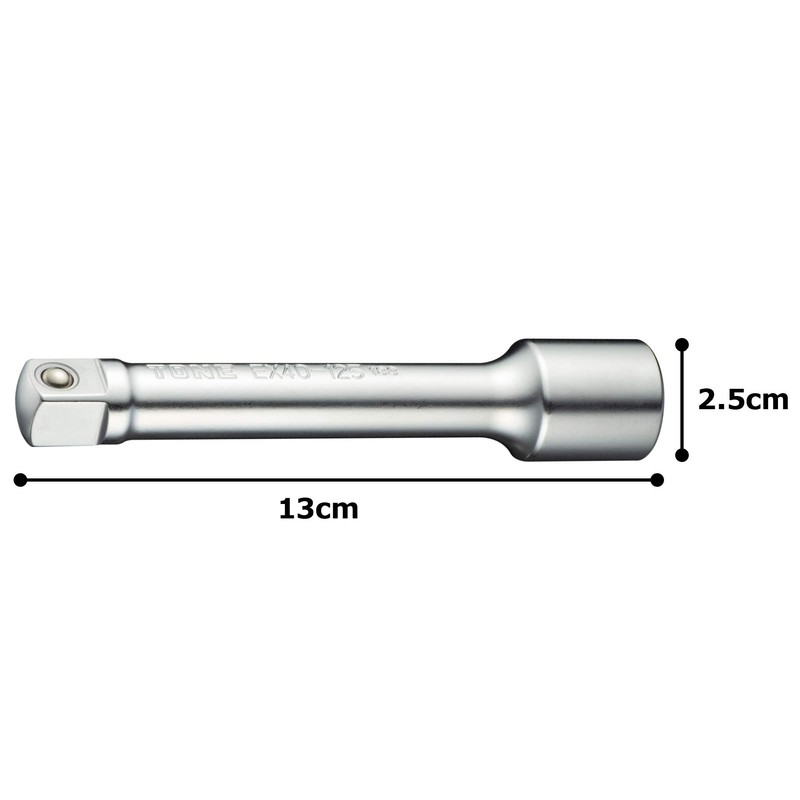 TONE EX40-125 Extension Bar, Drive 0.5 inch (12.7 mm) (1/2