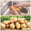 2 PCS Vegetable Brush, Potato Scrubber, Vegetable Brush Scrubber for