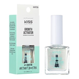Kiss New York Nail Growth Treatment, Infused with Biotin and Calcium, Strengthen Nails, High Gloss Finish and Long Lasting