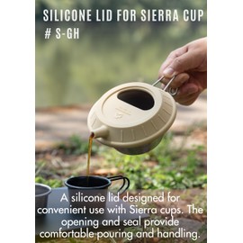 camping moon Sierra Lid Kettleless Silicone Lid Sierra Cup Lid S-GH