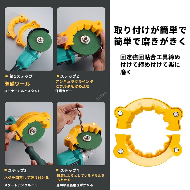 Drill Grinder, Drill Grinder, Grinding Tool, Drill Sharpener, Set of