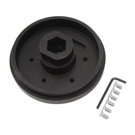 6 Hole Steering Wheel Hub Adapter Aluminium Hub Adapter Boss Kit Replacement for Ford Mustang Focus Fiesta