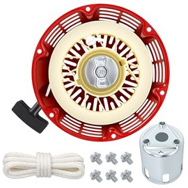 Seilzugstarter GX340 GX390 Kompatibel mit Honda Motoren und 339cc 389cc 420cc Benzinmotoren, Ersetzt 28400-ZE3-W01 Serie, Reversierstarter mit Starterseil für Garten- und Landmaschinen