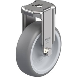Blickle BKRXA-TPA 101G Fixed Caster, 3.94" Wheel Diameter, 242 lb. Load Capacity