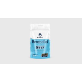 Benepets BenePellet Reef Food - Optimize Coral Color, Health & Nutrients, Shrimp, Inverts & Microorganism Feed, Designed for Autofeeders, 1.7mm Sinking Pellets - 38 Grams