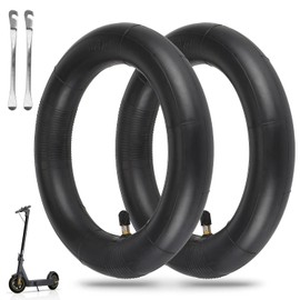 ulip (2-Pack) 60/70-6.5 Inner Tube Replacement Straight Vavle 10 Inch Scooter Tubes Tires for Ninebot Max G30 G30D G30LP and Other Scooters with 10 inch Wheels