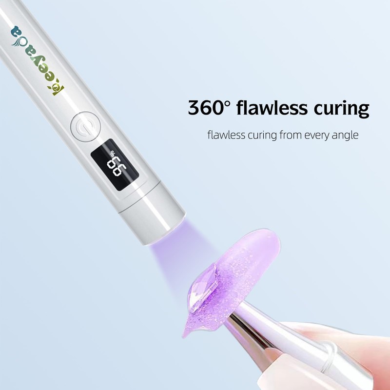 keeyada Handheld UV Light with Nail Stamper Head, 3W Portable
