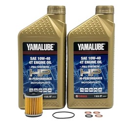 Yamaha Yamalube EFI Full-Synthetic Oil Change Kit- Off Road, #LUB-OFFCG-KT-15