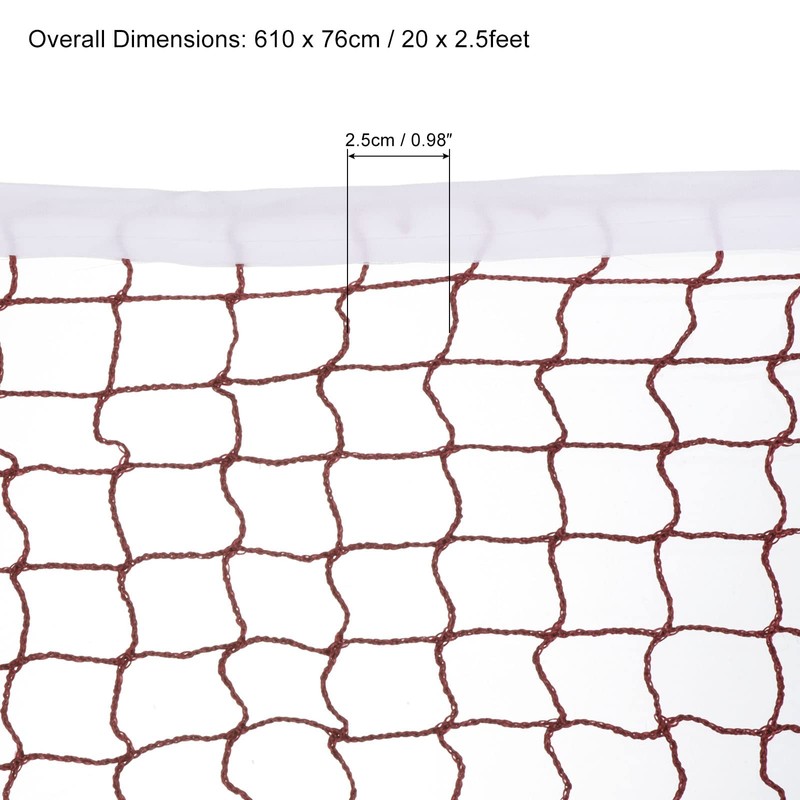 PATIKIL 610 x 76cm Badminton Net Badminton Replacement Net Badminton