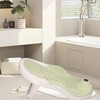 Foldable Baby Bath Support with Thermometer Slip Resistant Ergonomic Infant