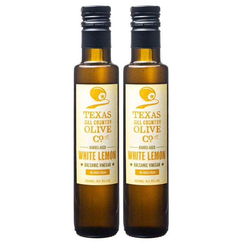 White Lemon Balsamic Vinegar - Gourmet Barrel Aged Infused Balsamic