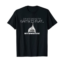 Earth Is Flat Conspiracy Theory Flat Earther Tin Foil Hat T-Shirt