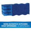 Dawn Ultra Non-Scratch Premium Scrubber Sponges, 4 Count