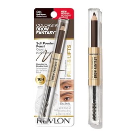 Lápiz y gel para cejas Revlon Colorstay Brow Fantasy tono Dark Brown                                                                                  