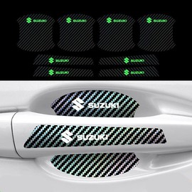MUTOO Universal Suzuki Car Radiation Door Handle Protector Protective Film Reflective Sticker Anti-Scratch Protection Cover Accessories Exterior 8pcs
