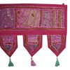 Indische, handgefertigt, Baumwolle, Patchwork Toran 100 x 40 Cm