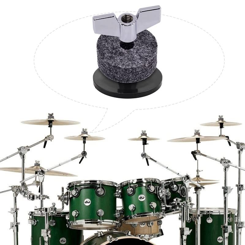CCeCCe 10 Pack Drum Cymbal Stand Felts with Felt Pad
