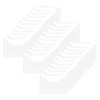 Vxcbad Pack of 30 A4 Lever Arch Files - Transparent