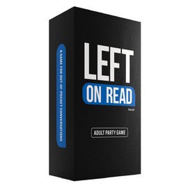 Left on Read - Hilarious Text Message Party Game for Adults | 500 Cards, Fast-Paced Group Game for Game Nights, Parties, and College Hangouts | Card Game for Friends and Social Gatherings