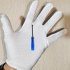 sourcing map Mini Slotted Screwdriver, 2.0mm Flat Head 65mm Length