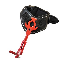 JIANZD Archery Compound Bow Release Aid - 360 Rotating Caliper Wrist Strap for Hunting & Target Shooting-Red