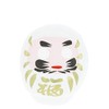 Tierra Zen 6.5 cm Daruma, Paper, White, 6.5 cm