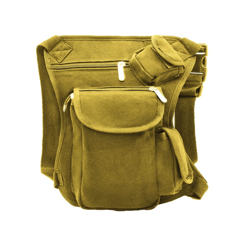 Canvas Leg Bag Motorcycle Outdoor Bag Tactical Riding Daypack Funny