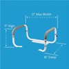 Carex E-Z Lock Toilet Seat and Safety Frame Combo Pack,