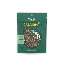 Viridian Reptile - Reptile Calcium Supplement with D3 (3, Ounces)