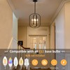 Black and Gold Chandelier for Dining Room Light Fixture, Chandelier