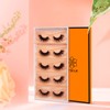 DYSILK False Eyelashes Mink Lashes 5 Pairs 6D Lashes Faux