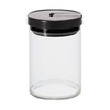 HARIO MCN-200B Coffee Canister, M, Black