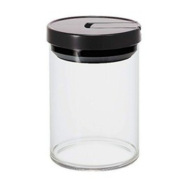 HARIO MCN-200B Coffee Canister, M, Black