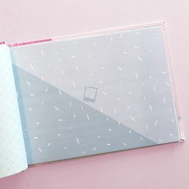 Album Guestbook 3D para XV años personalizado para fotos y dedicatorias de invitados: versión letras 3D con relieve de letras de madera - ensamblado a mano - modelo Recuerdos Bonitos Rosas - marca La Scrapería