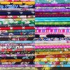 10" x 10" 50PCS Floral Quilters Cotton Fabric Squares Bundles