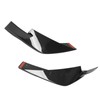 6Pcs Front Bumper Lip Spoiler Anti Collision Carbon Fiber Side